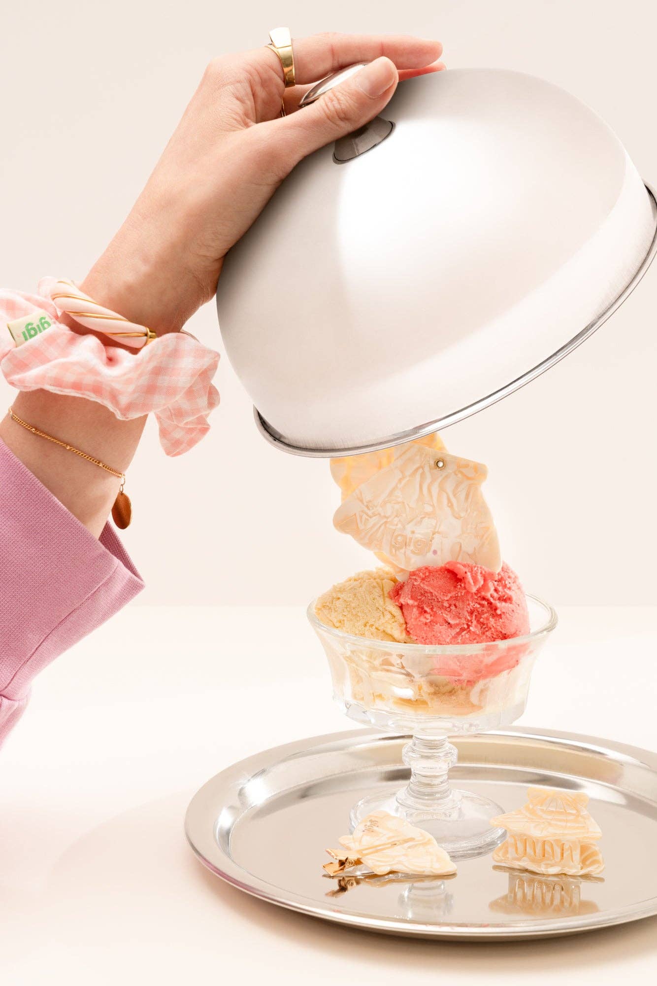 MY NAME IS GIGI PARIS | Haarscrunchie Vichy Madrague