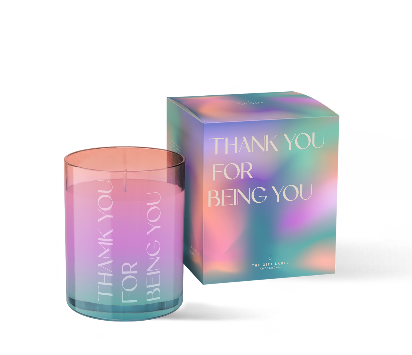 The Gift Label | Big Candle Glass - Thank You For Being You