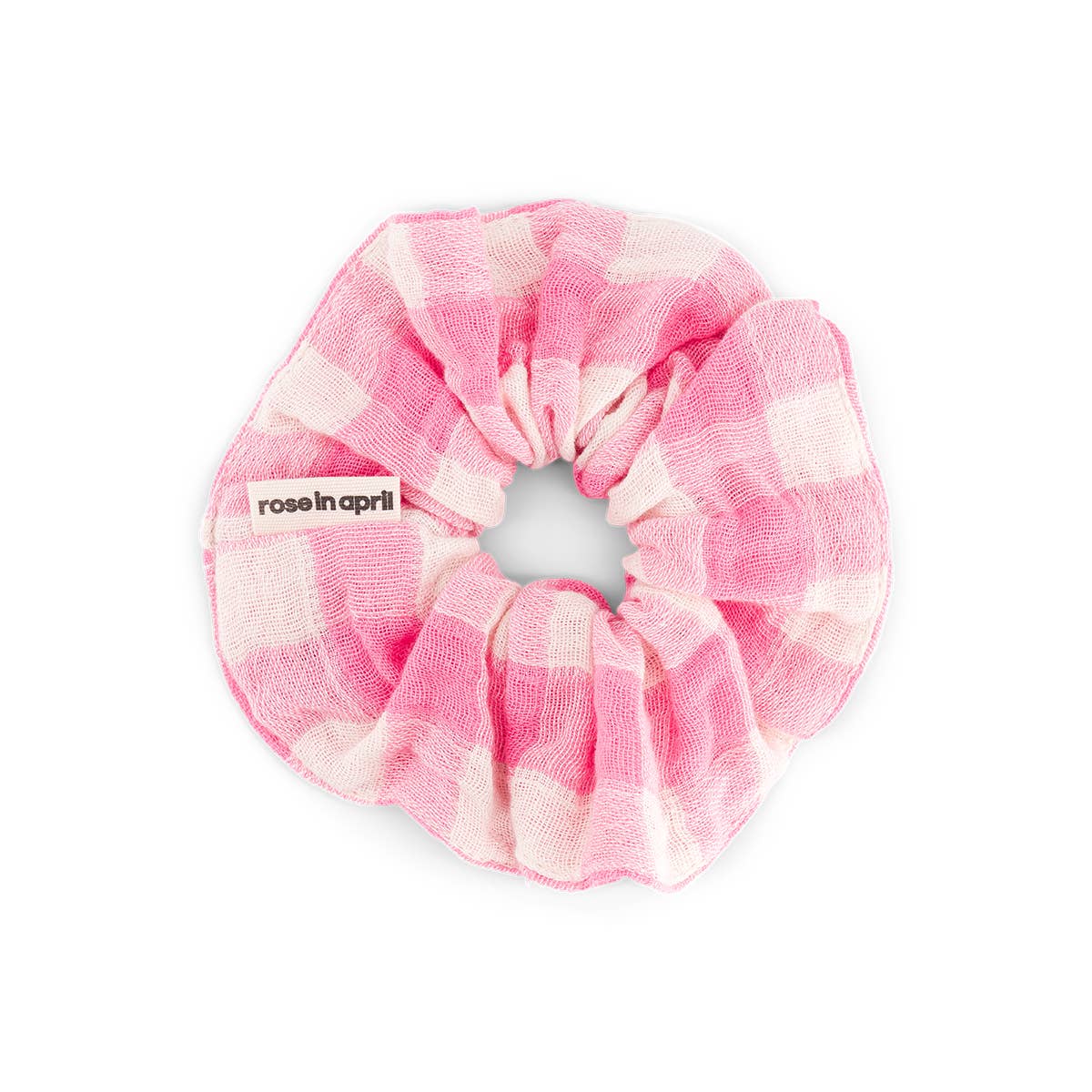 Rose in April | Scrunchie Vichy in Neonrosa