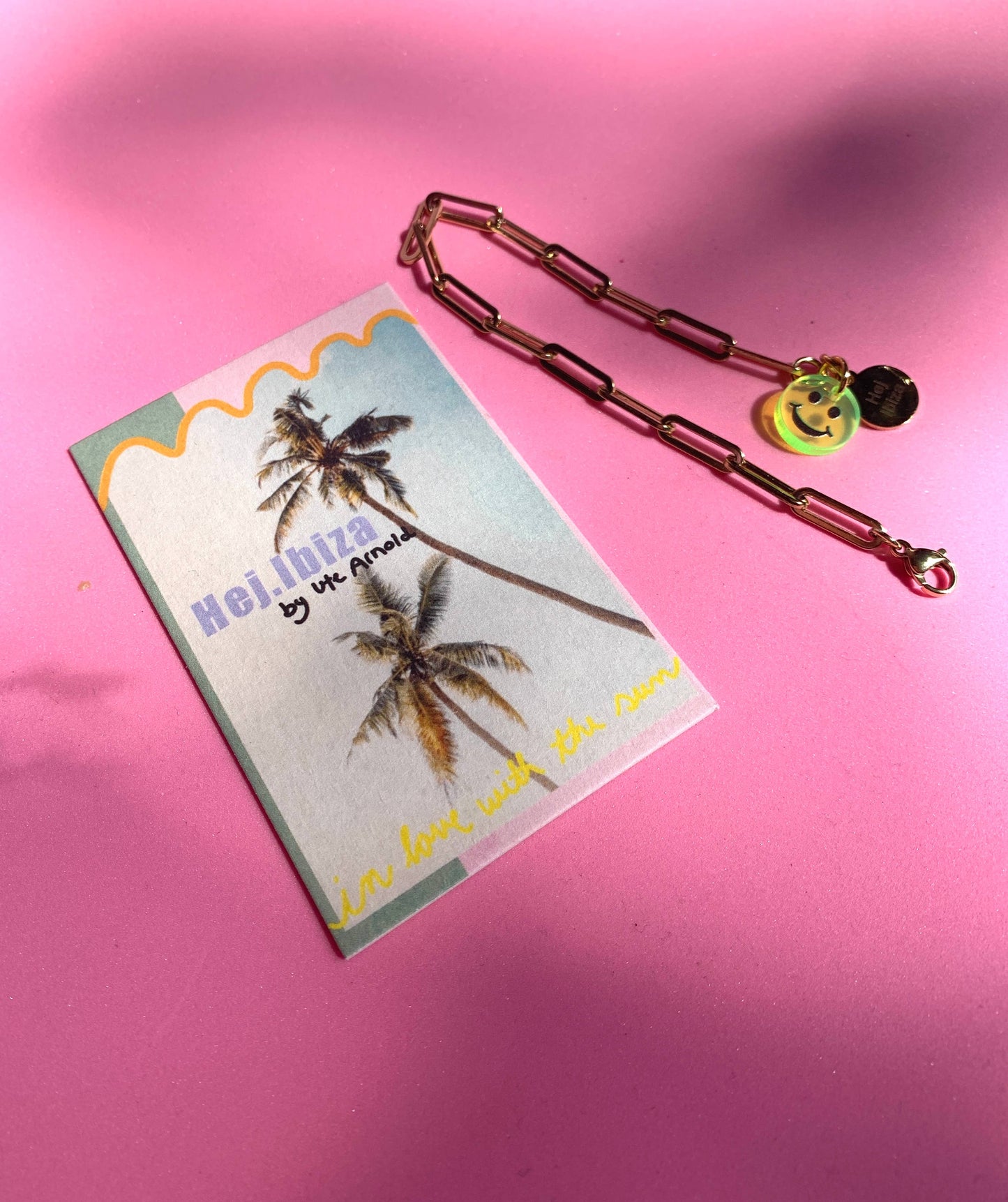 Ute Arnold | Armband Neon Smiley