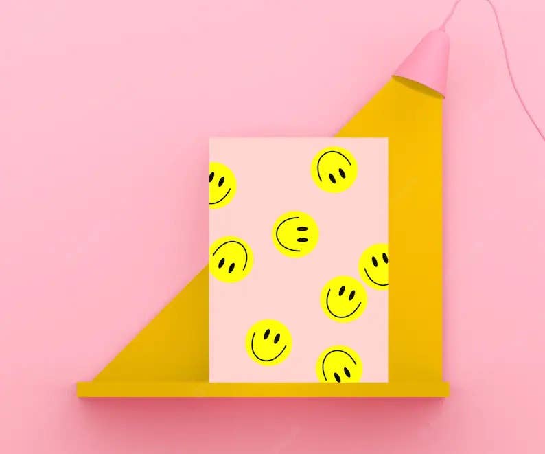 Ute Arnold | Postkarte Flying Smiley
