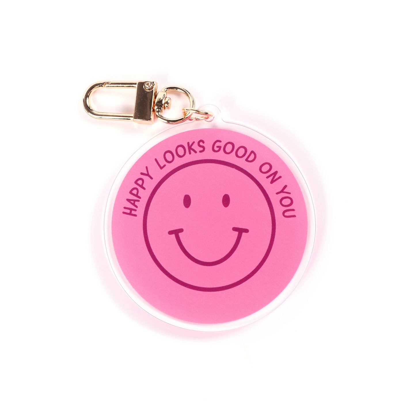 studio mirabella | Happy looks good on you - Acryl Schlüsselanhänger