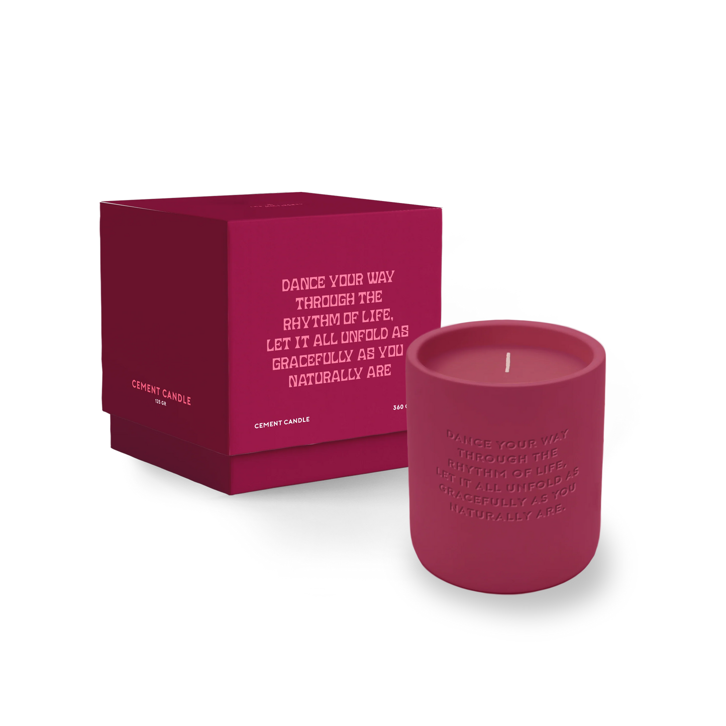 The Gift Label | Cemented Candle Dance Your Way 310g