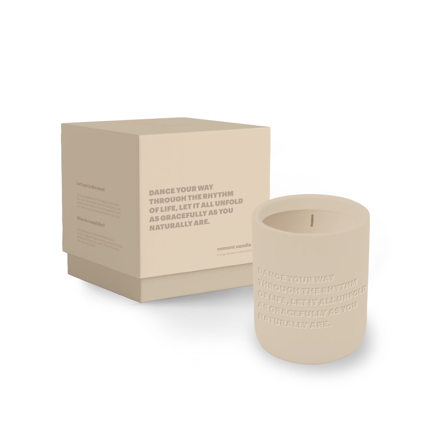 The Gift Label | Cemented Candle 370g - Dance your Way