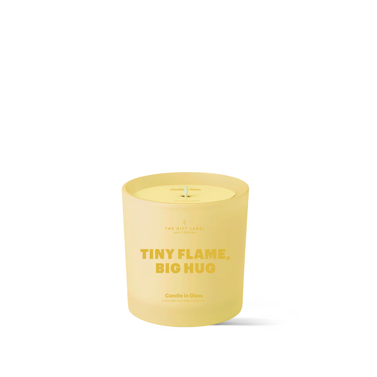 The Gift Label | Frosted Candle - Tiny Flame, Big Hug