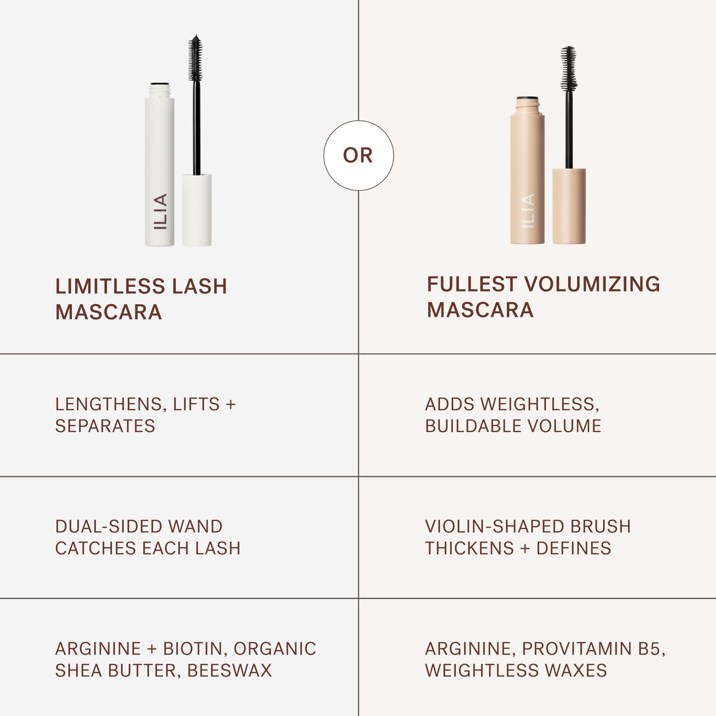 ILIA Beauty | The Mascara Duo Set