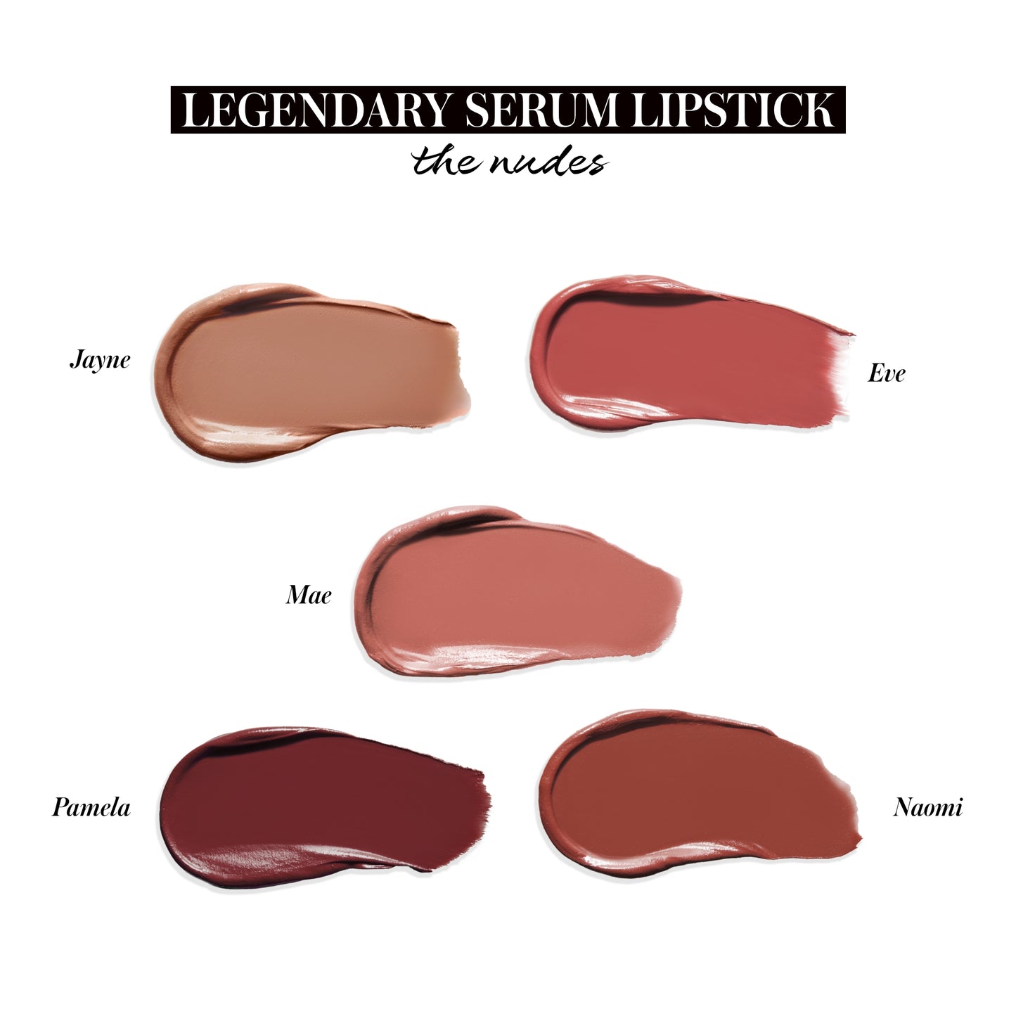 rms beauty | Legendary Serum Lipstick: The Nudes