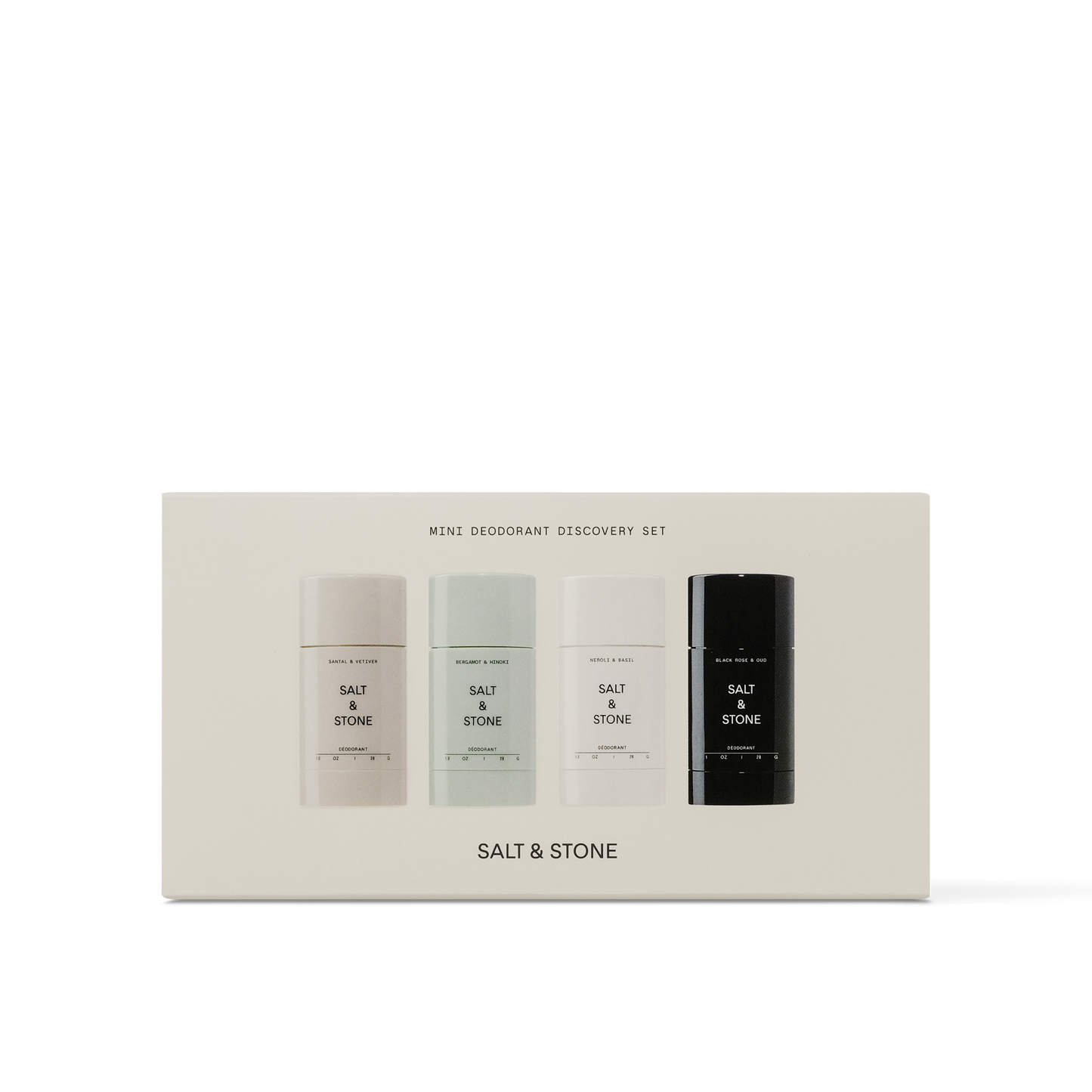 Salt & Stone | Mini Discovery Deodorant Set