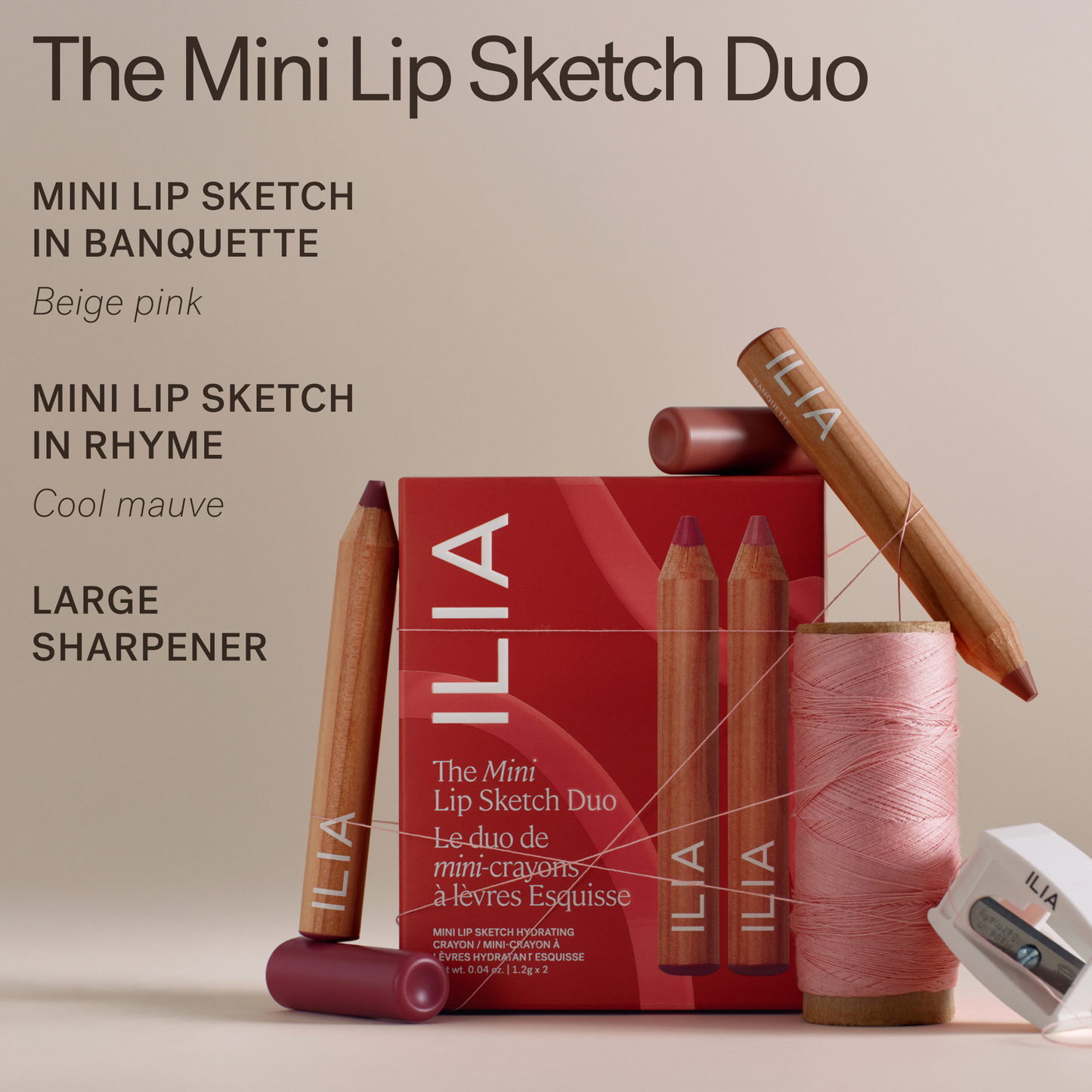 ILIA Beauty | The Mini Lip Sketch Duo