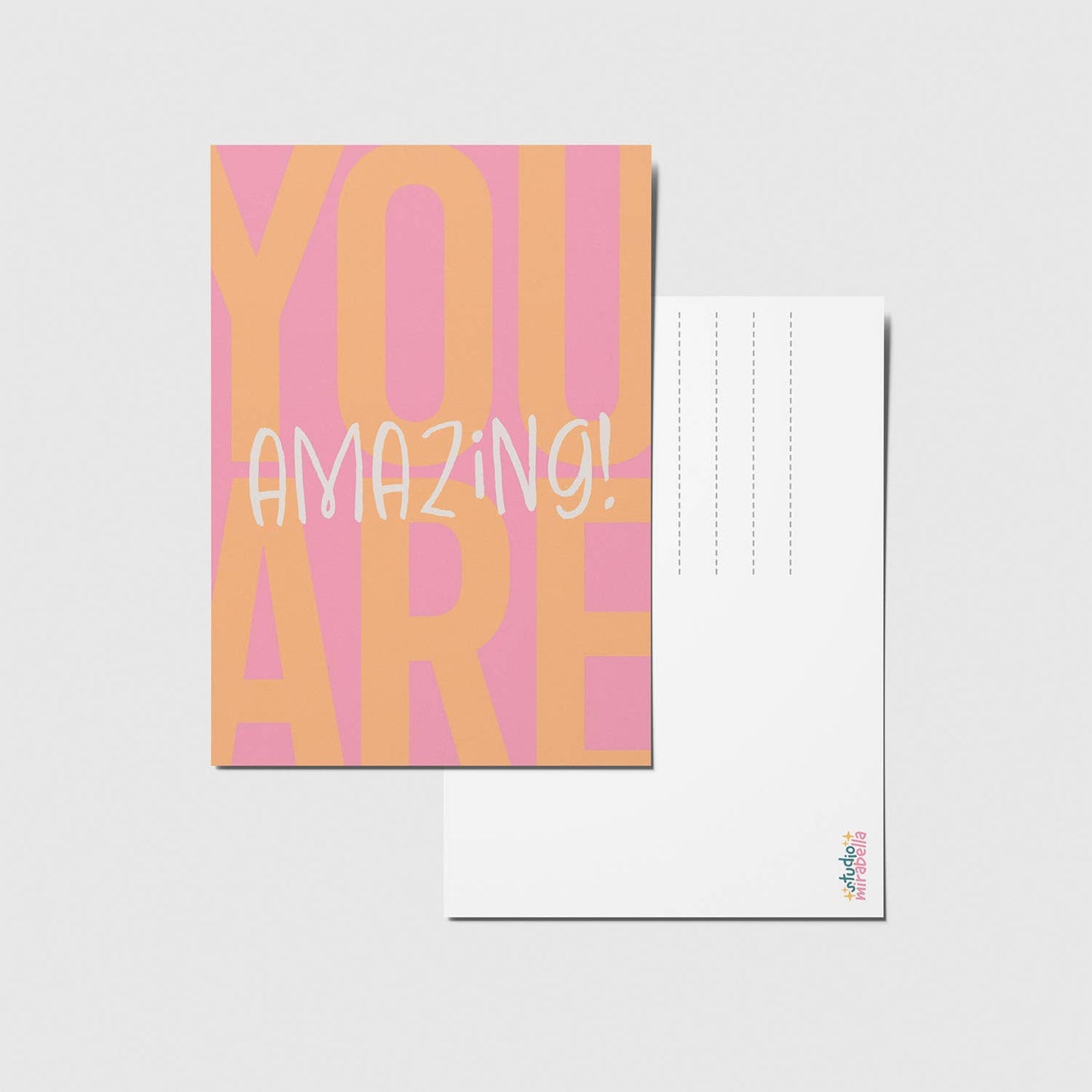 studio mirabella | Postkarte You are amazing