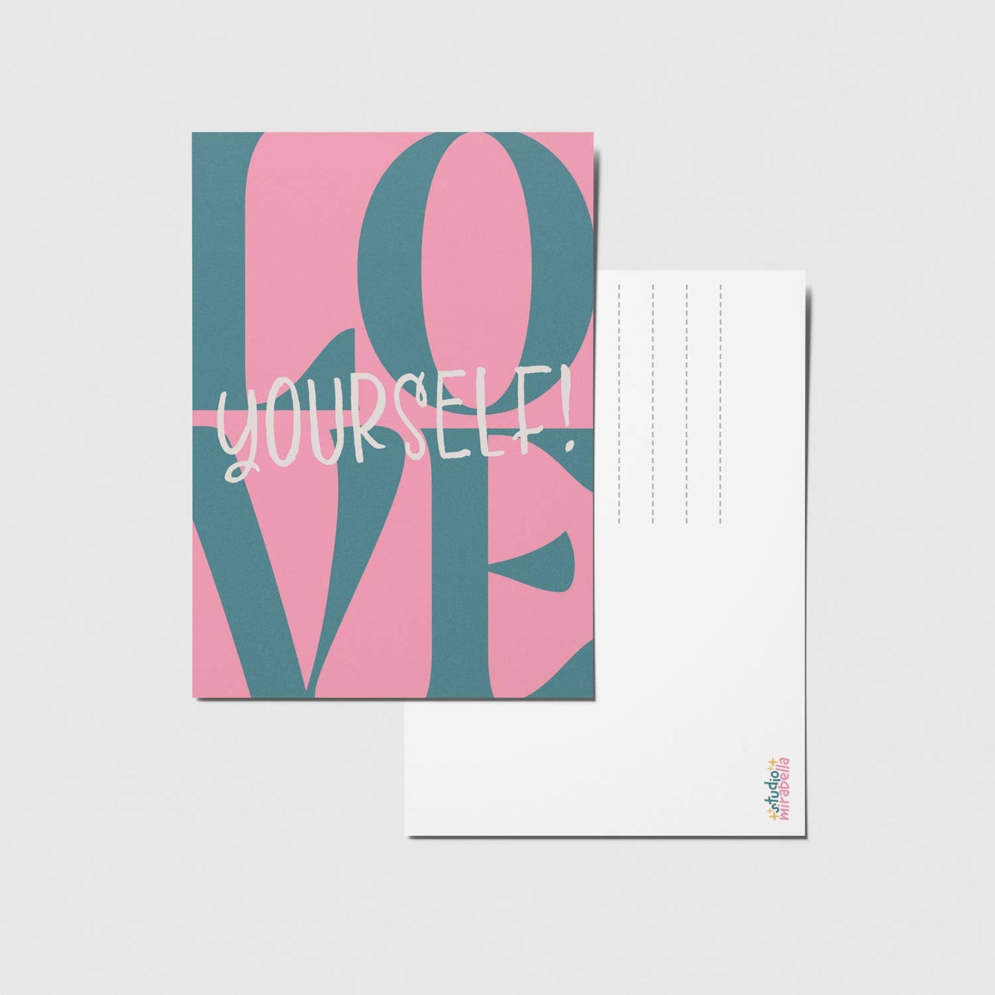 studio mirabella | Postkarte Love yourself