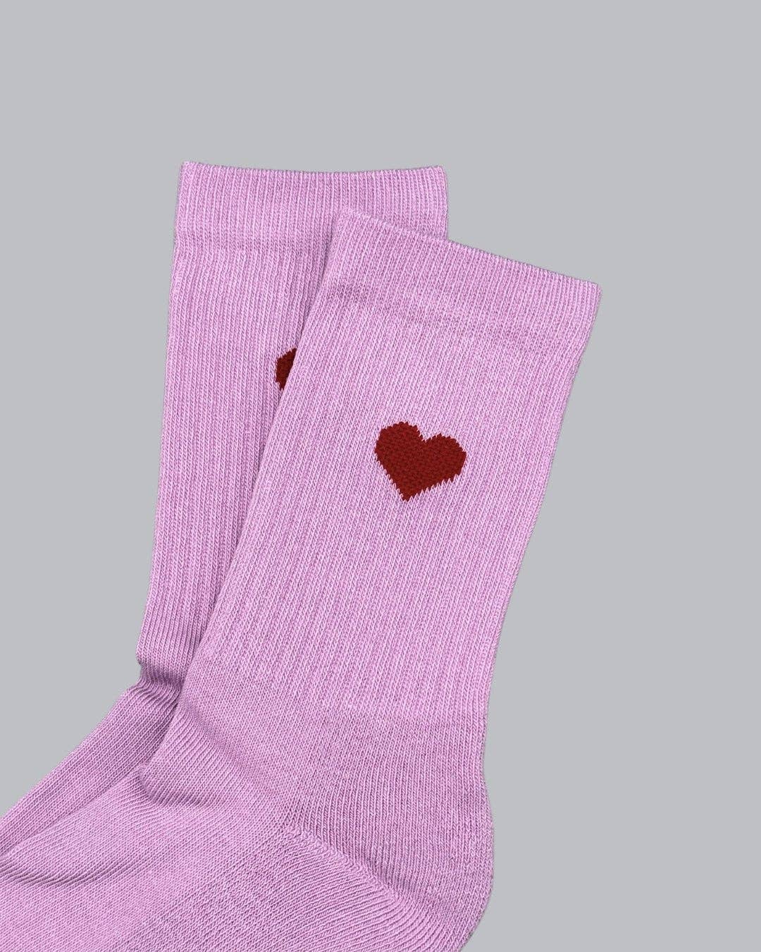 No Bad Days Club | Kids Socken Herz Pink