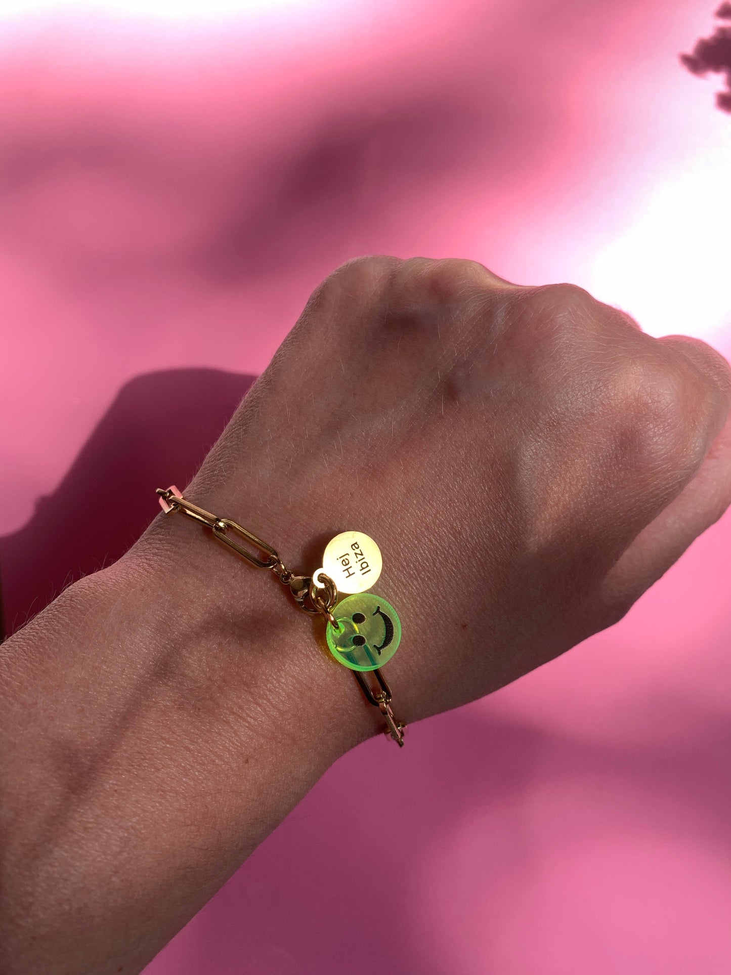 Ute Arnold | Armband Neon Smiley