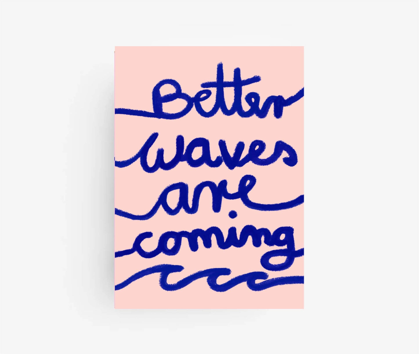 Ute Arnold | Postkarte Better waves are coming