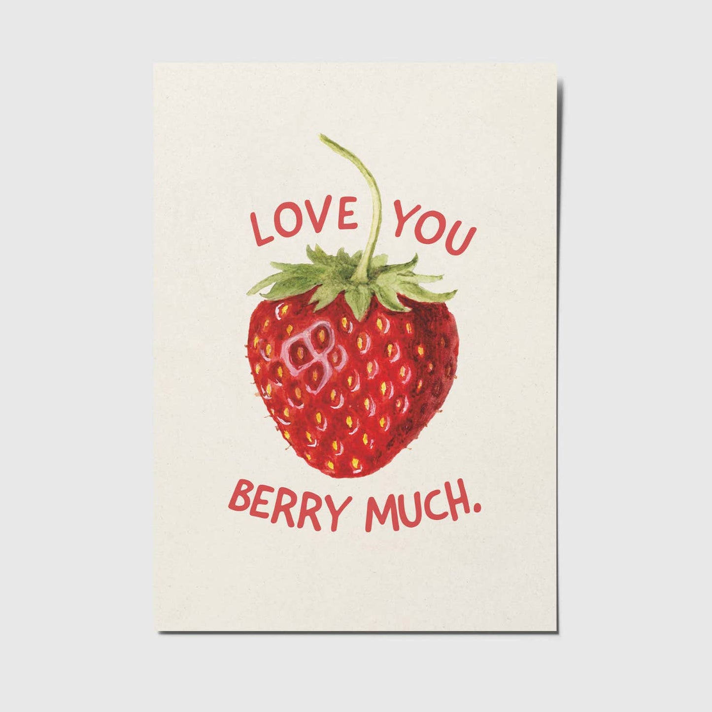 studio mirabella | Postkarte Love you berry much