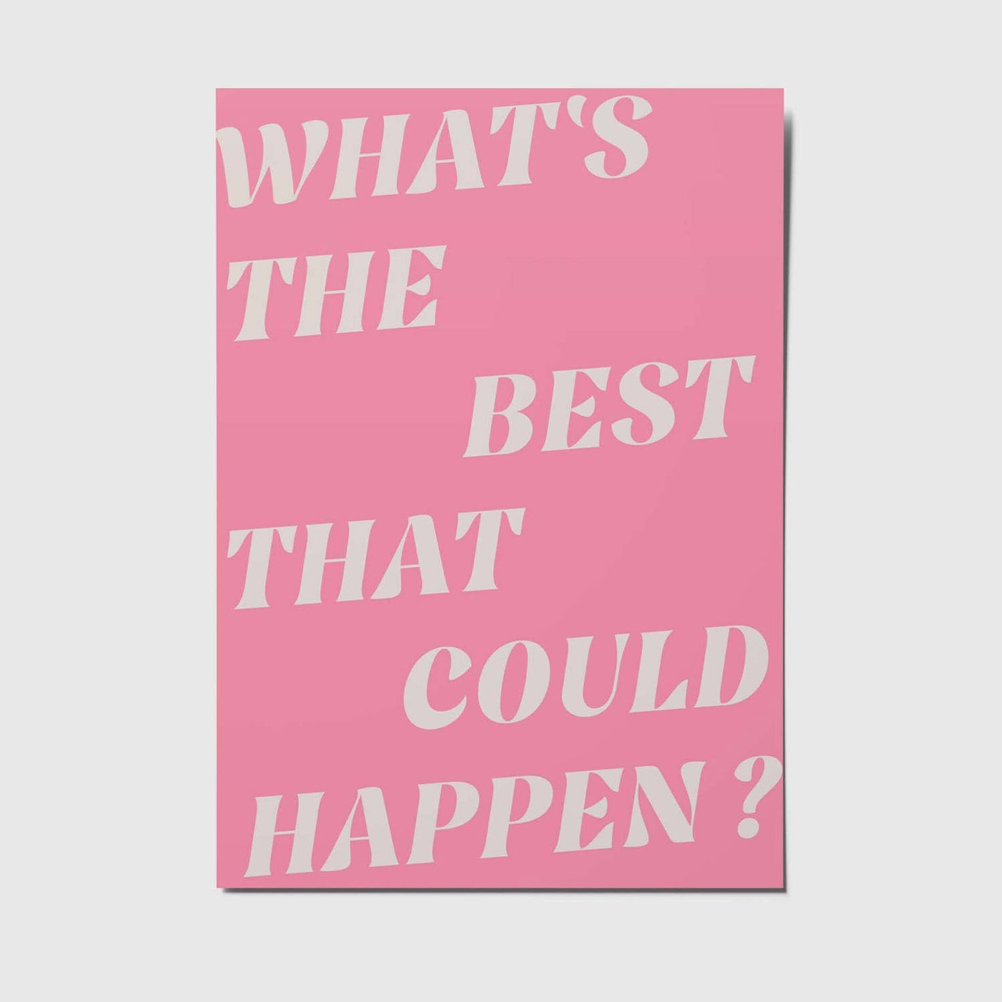 studio mirabella | Postkarte What's the best that could happen