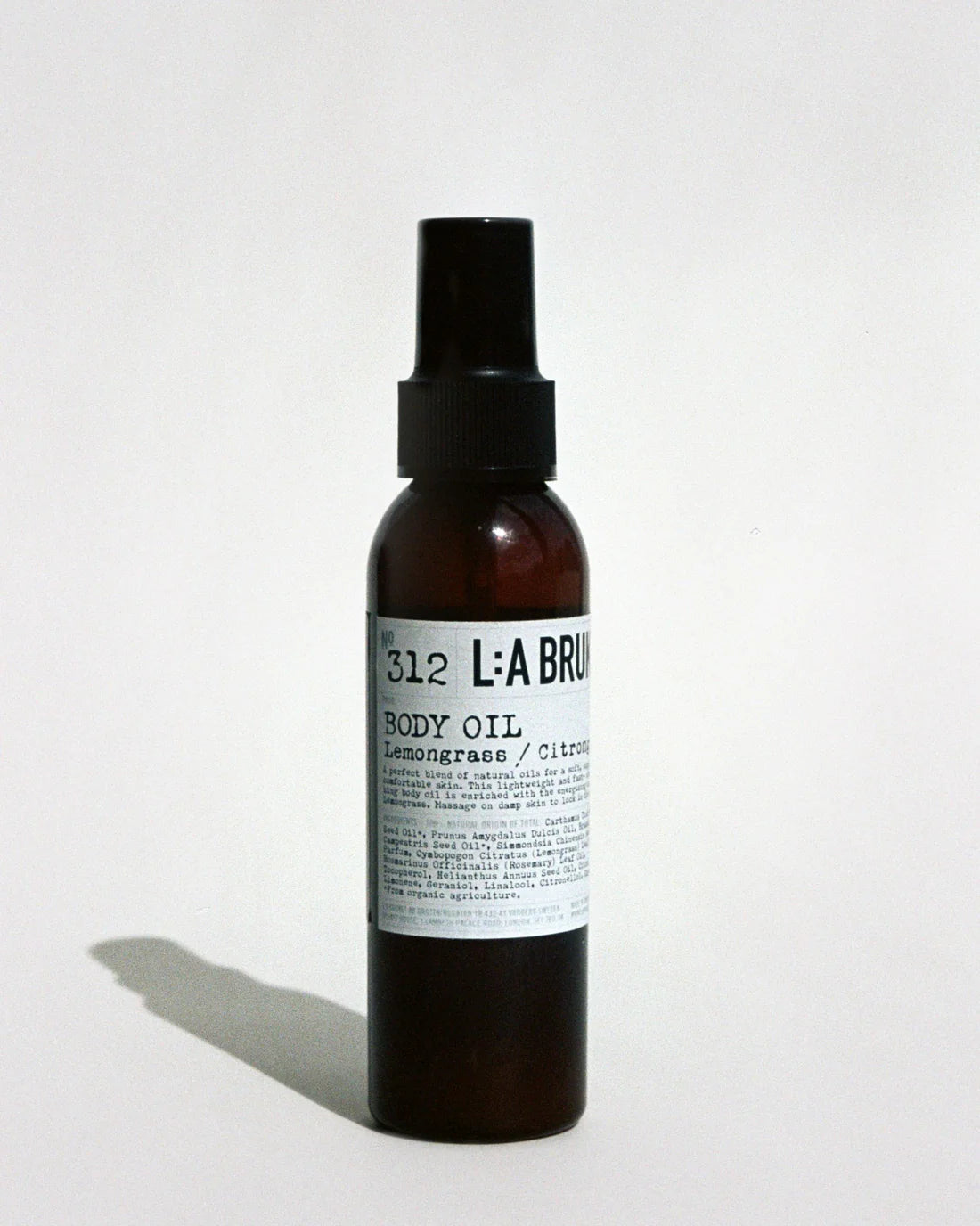 L:a Bruket | 312 Body Oil - Lemongrass