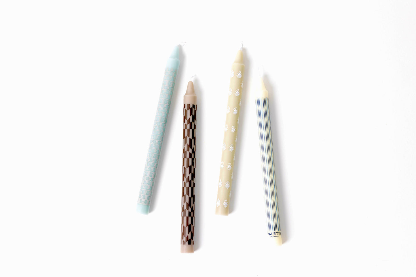 Palette Amsterdam | Designkerzen im 4er Set -  Mahogany Blues