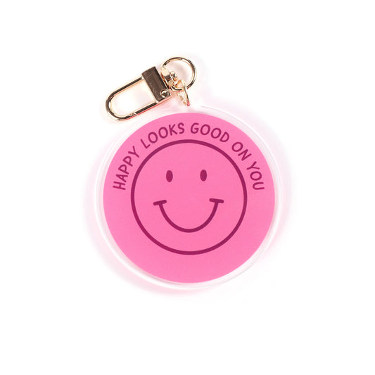 studio mirabella | Happy looks good on you - Acryl Schlüsselanhänger