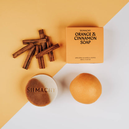 SILMACHY cosmetics | Orange & Cinnamon Soap