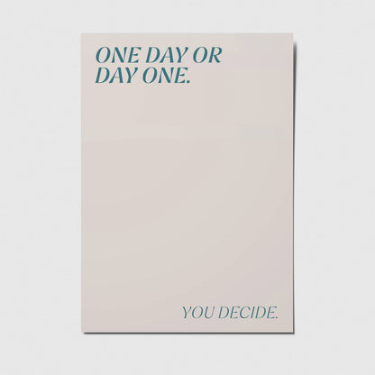 studio mirabella |  Postkarte One day or day one