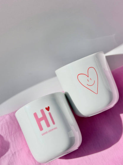 Goldscherben | Tasse Hi Good Looking