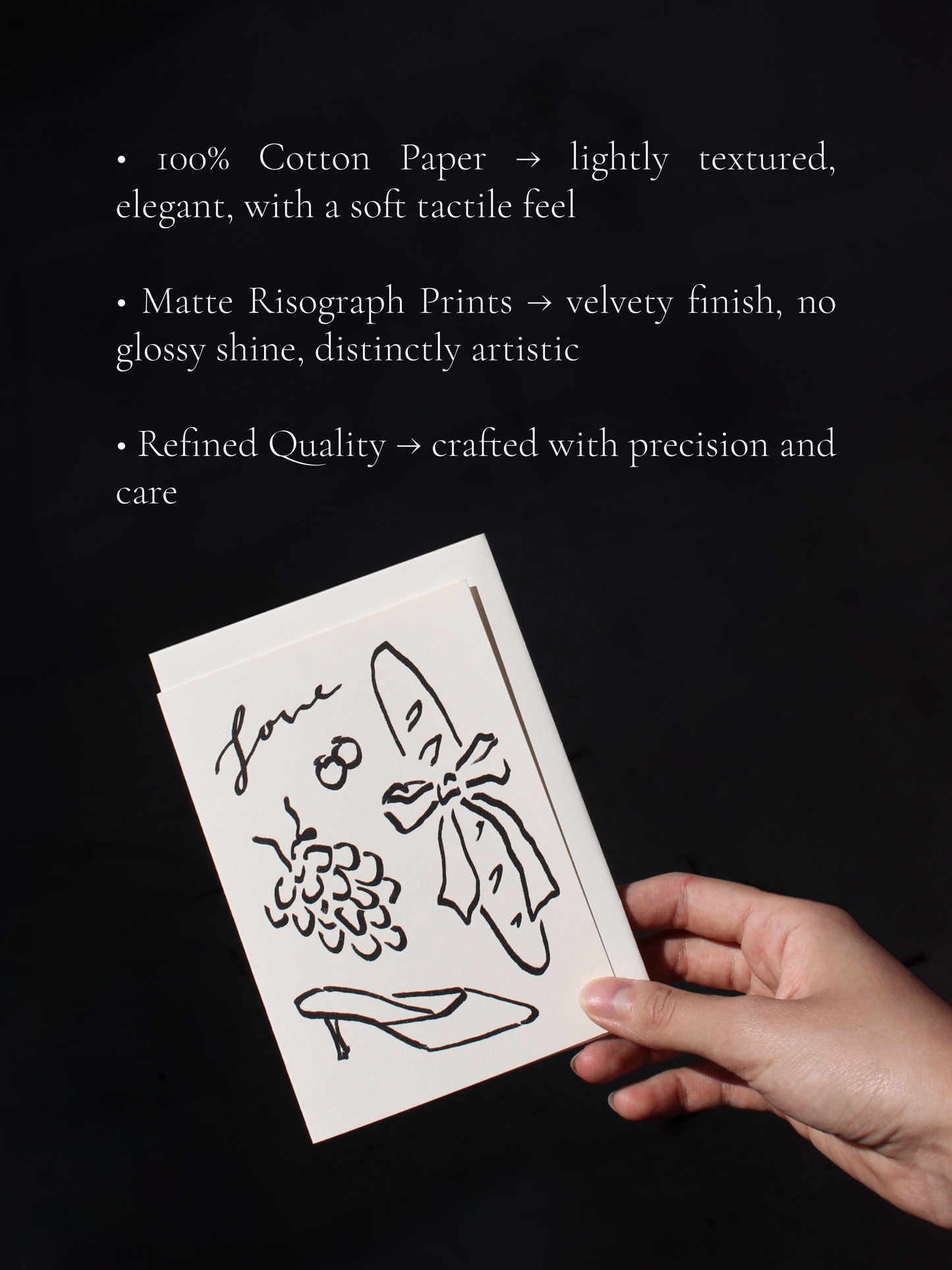 L'Atelier Samedi | Postkarte merci merci merci