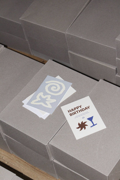 L'Atelier Samedi | Postkarte 'Happy Birthday'