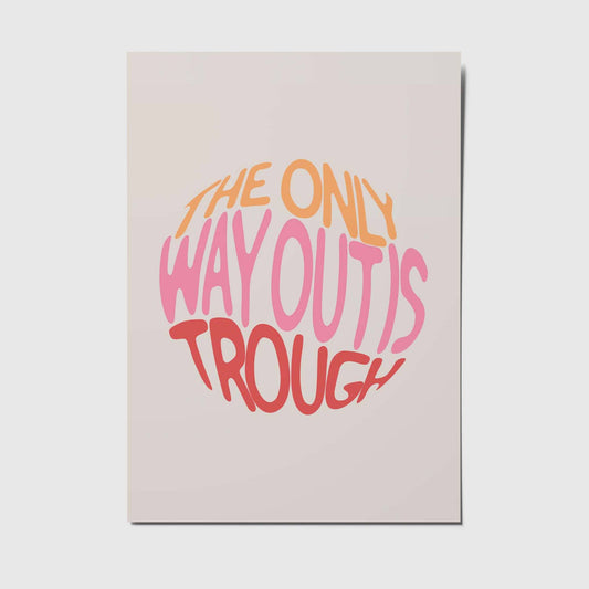 studio mirabella | Postkarte The only way out