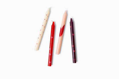 Palette Amsterdam | Designkerzen im 4er Set - Hearts On Fire