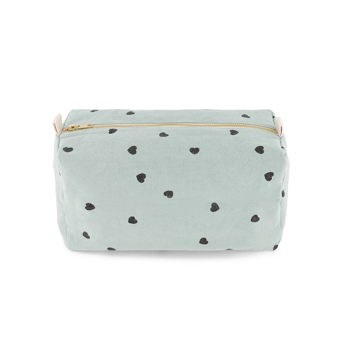 Rose in April |  Kosmetiktasche Vic  Blue/Black Hearts