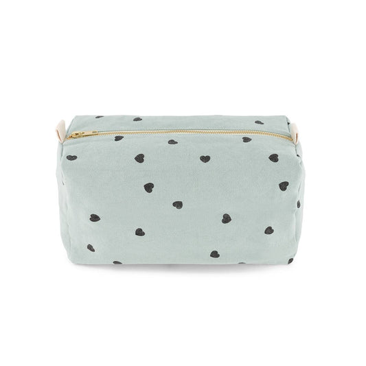 Rose in April |  Kosmetiktasche Vic  Blue/Black Hearts