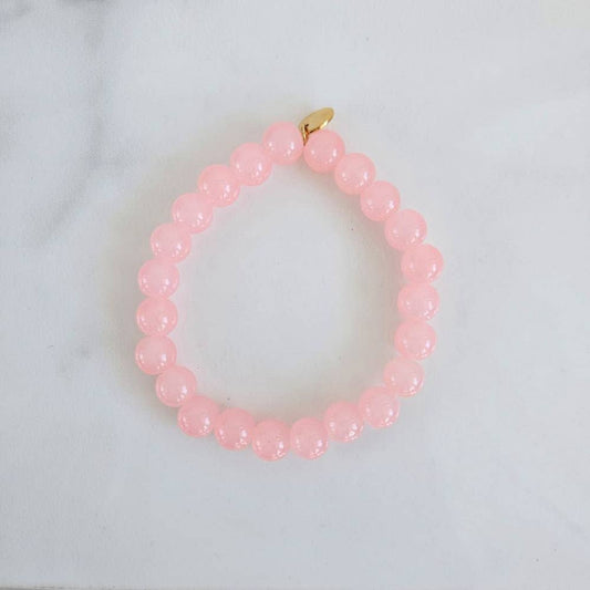 LITCHI | Jellybeans Perlen Armband Alt Rosé