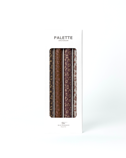 Palette Amsterdam | Designkerzen im 4er Set - Wilde Romanze