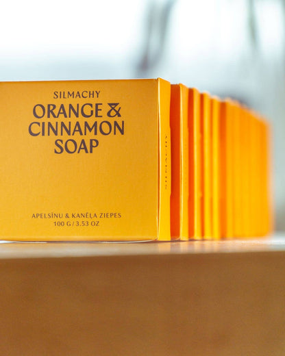SILMACHY cosmetics | Orange & Cinnamon Soap