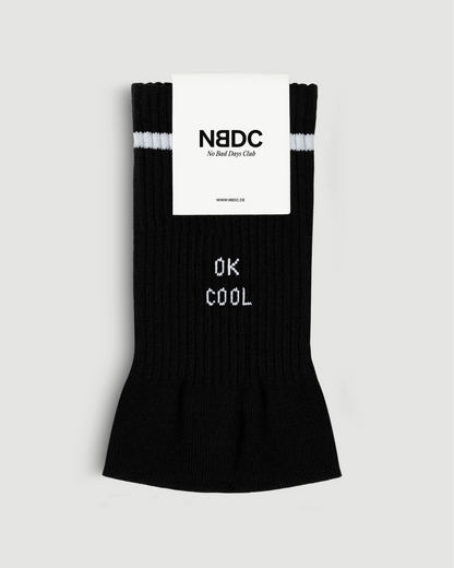 No Bad Days Club | Socken OK COOL Schwarz