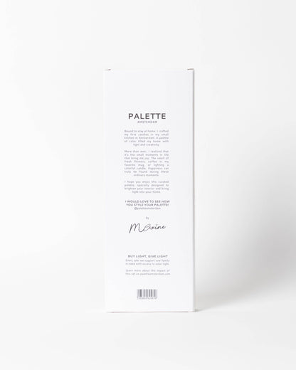 Palette Amsterdam | Designkerzen im 4er Set -  Mahogany Blues