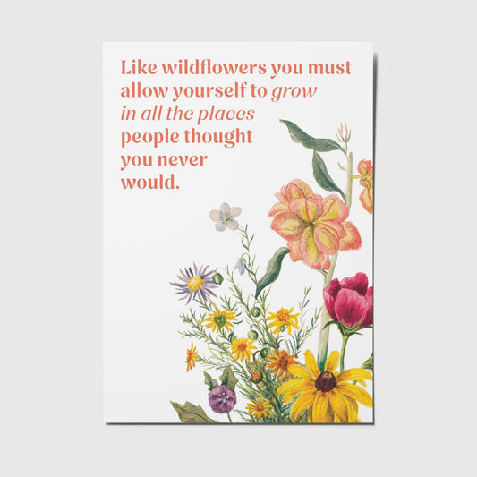 studio mirabella | Postkarte  Wildflowers 