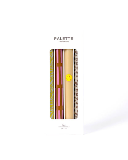 Palette Amsterdam |  Designkerzen im 4er Set - Urban Jungle