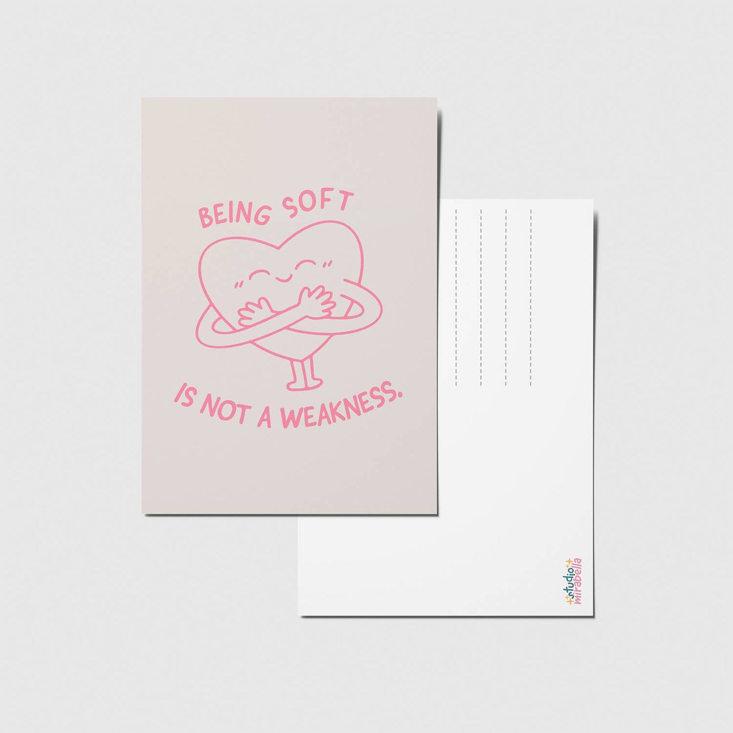 studio mirabella | Postkarte Being soft