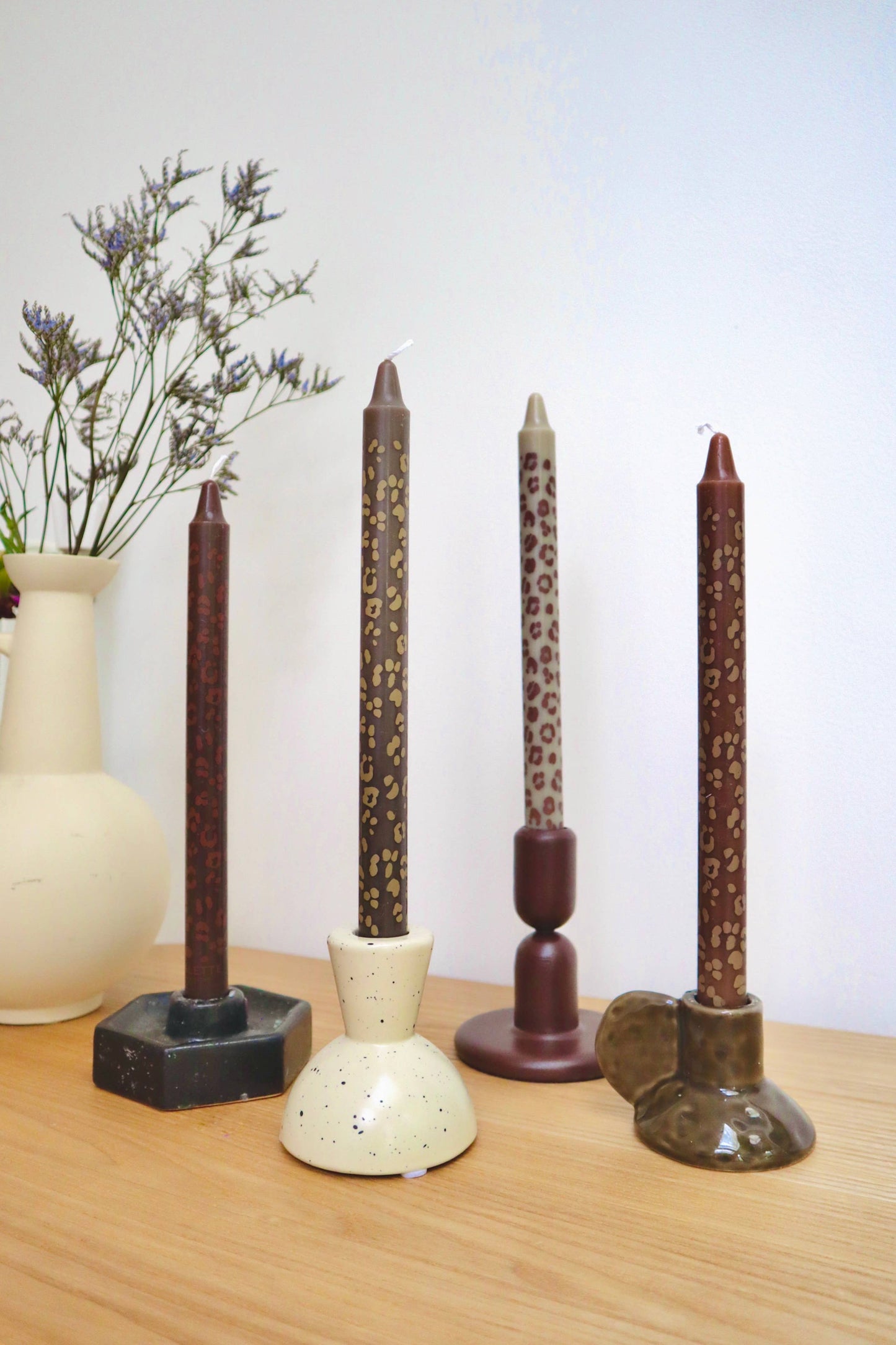 Palette Amsterdam | Designkerzen im 4er Set - Wilde Romanze