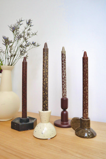Palette Amsterdam | Designkerzen im 4er Set - Wilde Romanze