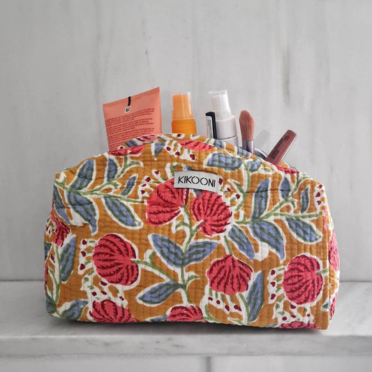 kikooni | Handgemachte Kosmetiktasche "Tuscany Dreams"