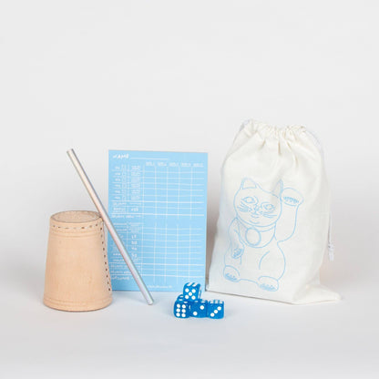 Frau Hansen | Würfelspiel Blau 5er Set