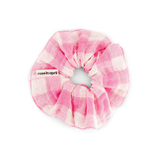 Rose in April | Scrunchie Vichy in Neonrosa