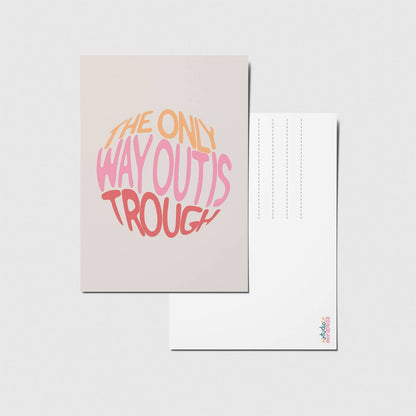 studio mirabella | Postkarte The only way out