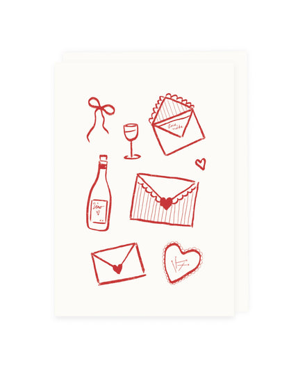 L'Atelier Samedi | Klappkarte `Liebesbrief´