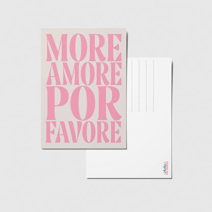 studio mirabella | Postkarte More amore por favore