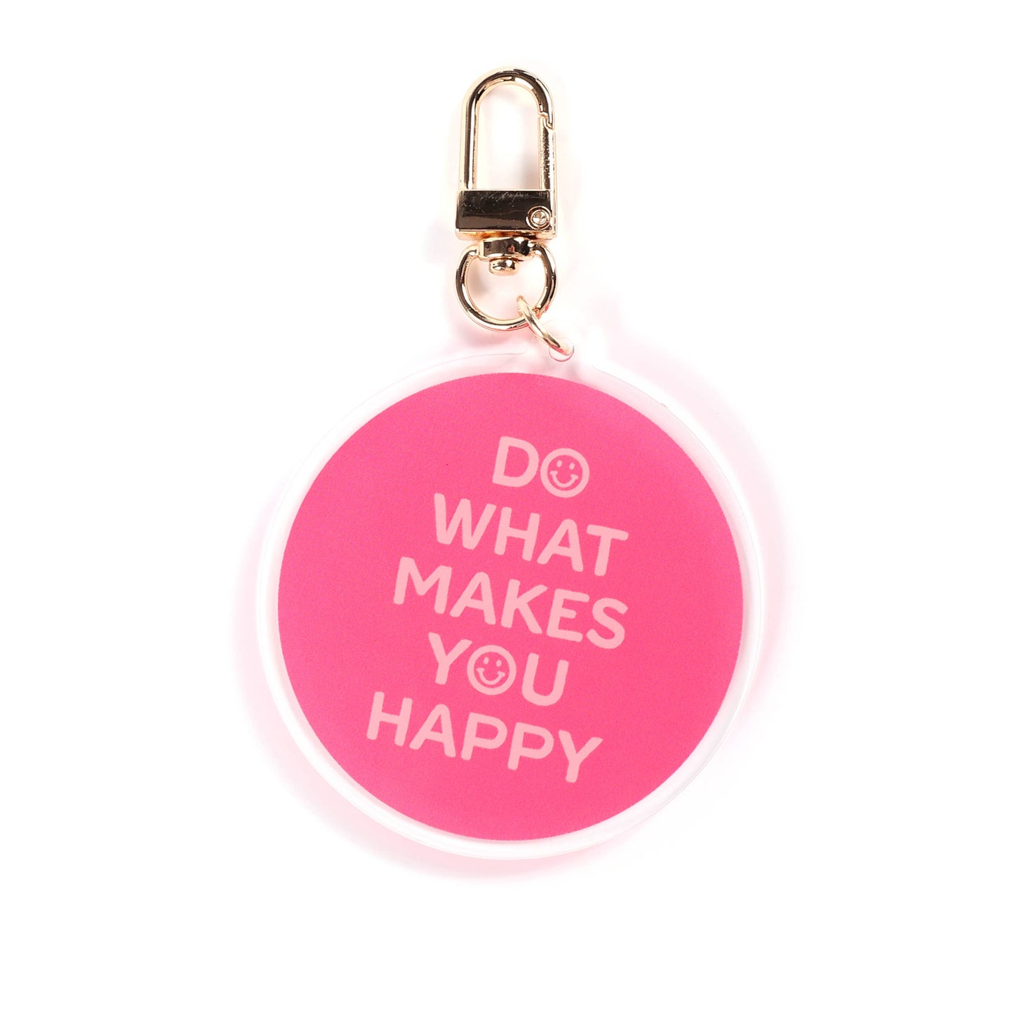 studio mirabella | Do what makes you happy - Acryl Schlüsselanhänger