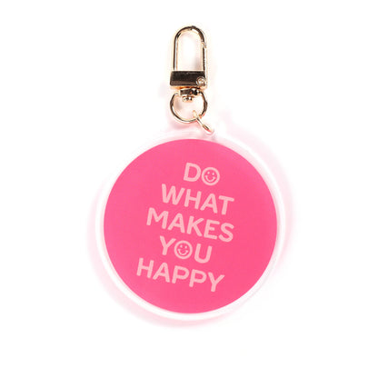 studio mirabella | Do what makes you happy - Acryl Schlüsselanhänger